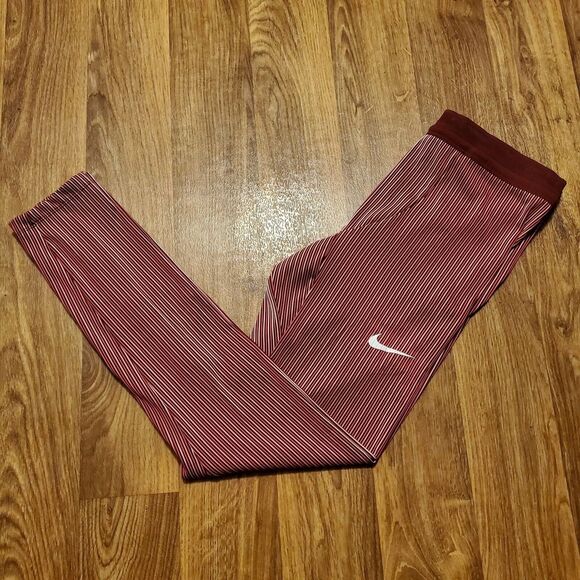Nike‎ Pro Elite Pants Tights Official Racing Men XL Red Made in USA AO8491-000 - Picture 1 of 9